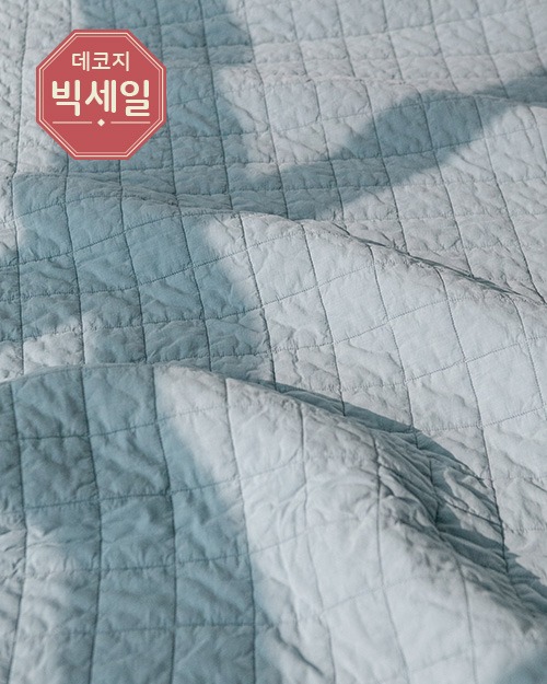 [리퍼브] 오가닉코튼 피그먼트 면 침대 패드 스카이 킹